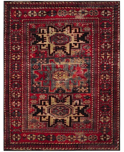 Safavieh Vintage Hamadan VTH213 Red and Multi 8' x 10' Area Rug