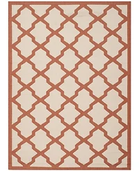 Safavieh Courtyard CY6903 Beige and Terracotta 5'3" x 7'7" Sisal Weave Outdoor Area Rug