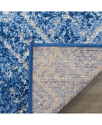Safavieh Adirondack Silver and Blue 5'1" x 7'6" Area Rug
