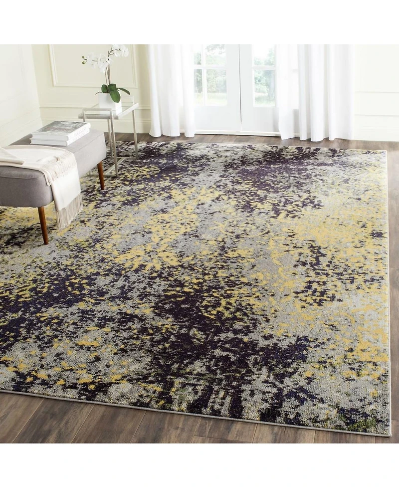 Safavieh Monaco MNC223 Gray and Multi 8' x 11' Area Rug
