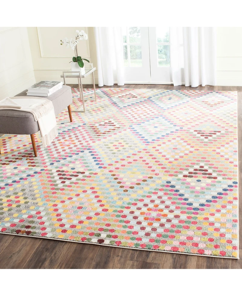 Safavieh Monaco MNC204 Multi and Beige 8' x 11' Area Rug
