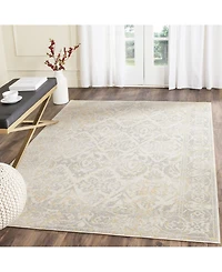 Safavieh Evoke EVK264 Ivory and Gray 5'1" x 7'6" Area Rug