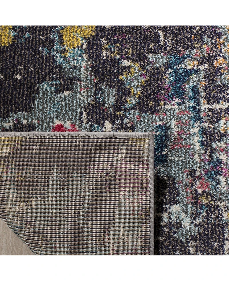 Safavieh Monaco MNC266 Blue and Orange 5'1" x 7'7" Area Rug