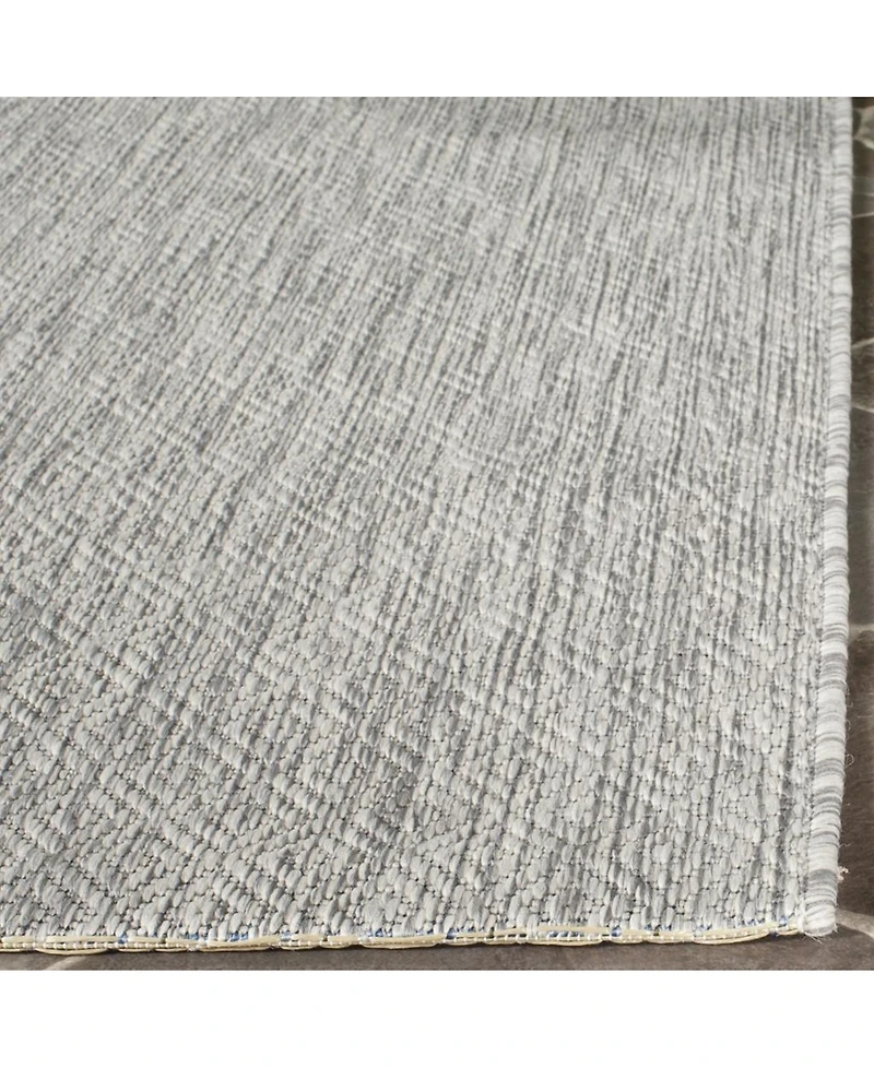 Safavieh Courtyard CY8520 Gray 5'3" x 7'7" Sisal Weave Outdoor Area Rug