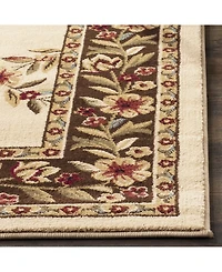 Safavieh Lyndhurst LNH557 Ivory and Brown 5'3" x 7'6" Area Rug