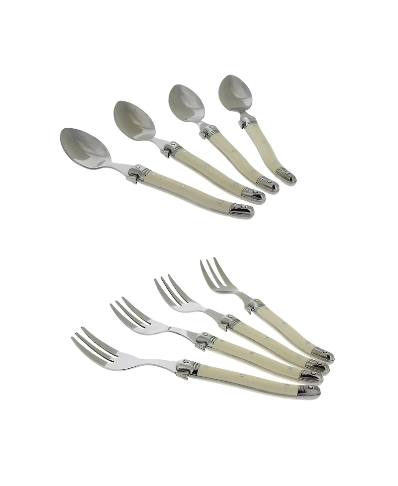 French Home Laguiole Cocktail or Dessert Spoons and Forks