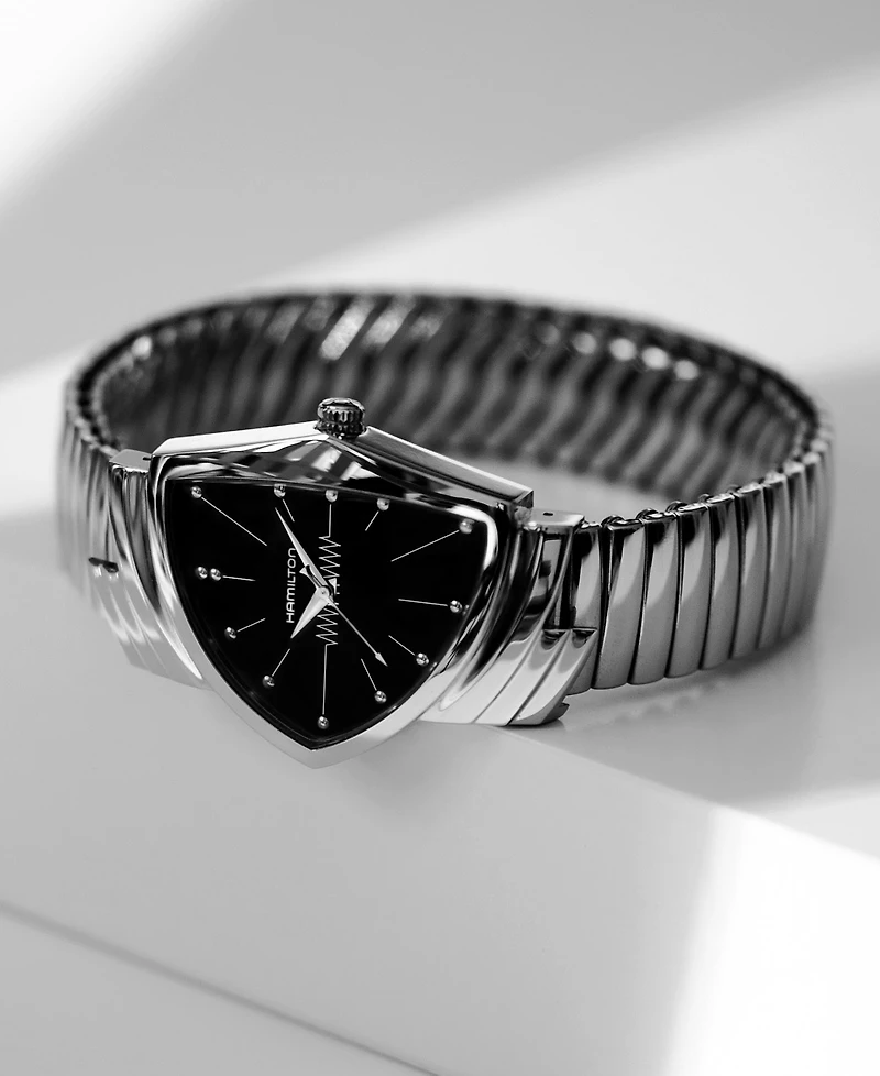 Hamilton Unisex Swiss Ventura Stainless Steel Bracelet Watch 32mm