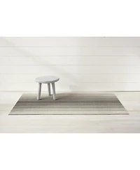 Chilewich Block Stripe Shag Doormat - 18" x 28"