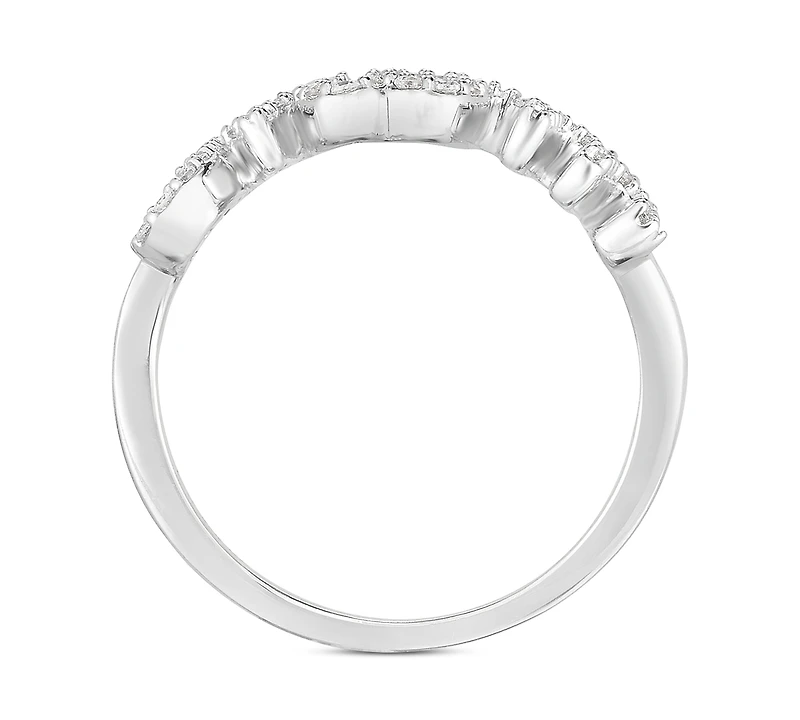 Diamond "Mom" Ring (1/4 ct. t.w.) Sterling Silver
