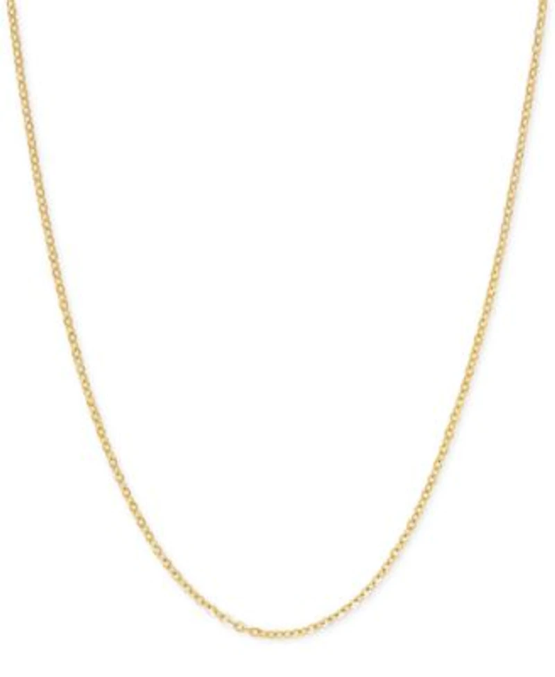 Italian Gold Mirror Cable Link Chain 1 1 4mm Necklace Collection In 14k Gold