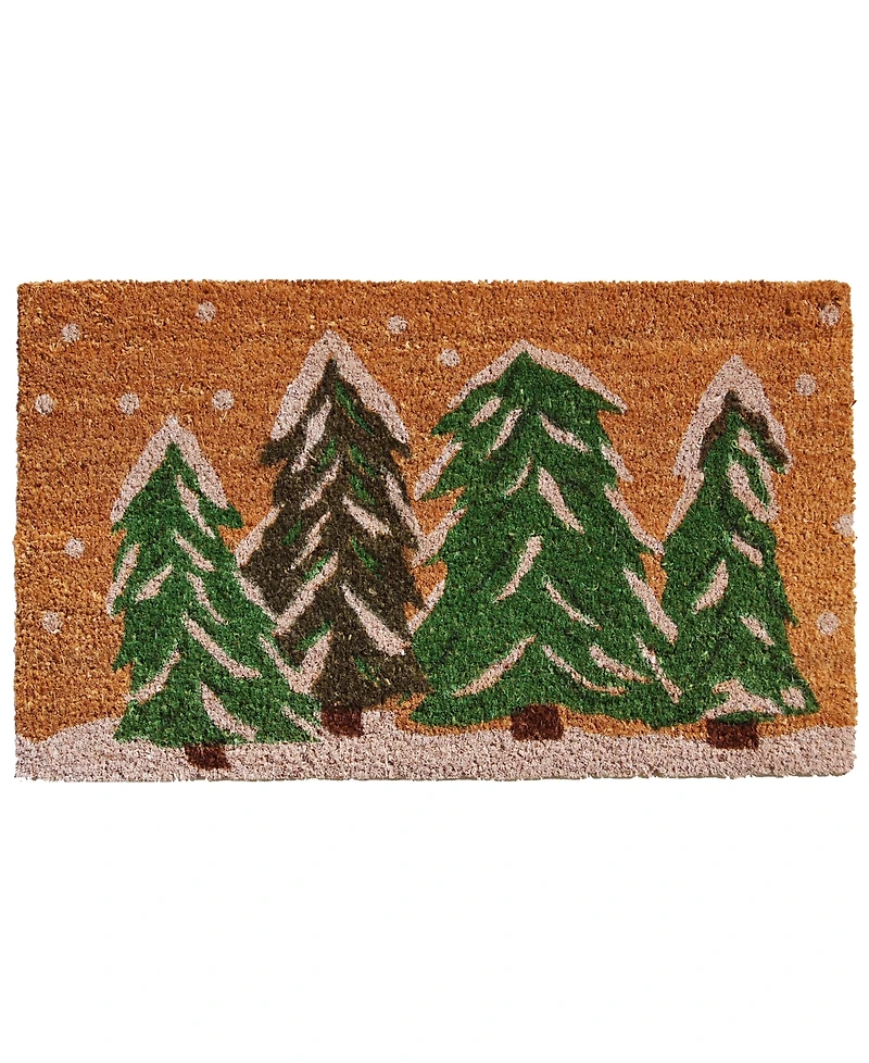 Home & More Winter Wonderland Coir/Vinyl Doormat, 24" x 36"