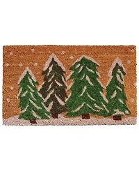 Home & More Winter Wonderland Coir/Vinyl Doormat, 24" x 36"