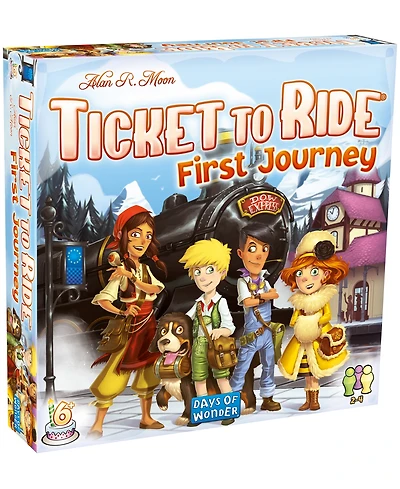 Days of Wonder Ticket to Ride-First Journey-Europe Map