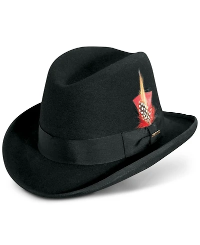 Men's Wool Homburg Hat