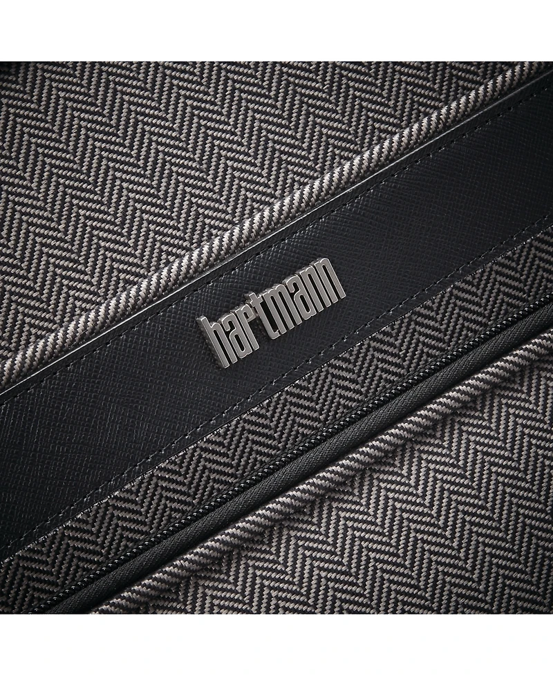 Hartmann Herringbone Dlx Domestic Carry-On Expandable Spinner Suitcase