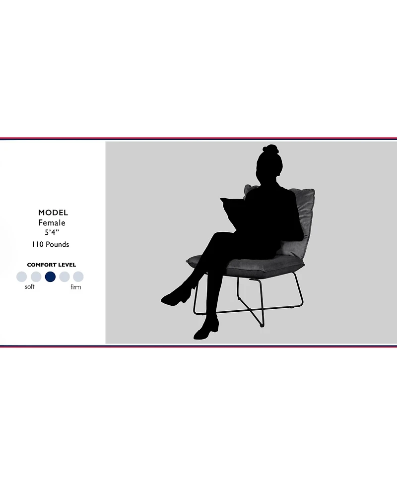 Tommy Hilfiger Ellington Armless Lounge Chair