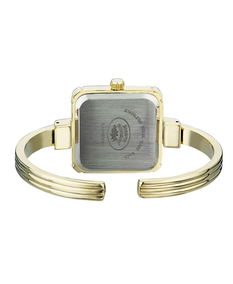 Laura Ashley Gold Skinny Bangle Square Watch