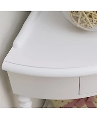 Leick Home Favorite Finds Corner Stand Table with Storage