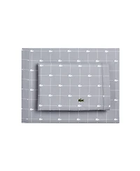Lacoste Home Slice 100% Cotton Percale 4-Pc. Sheet Set