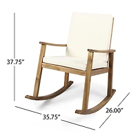Candel Outdoor Rocking Chair
