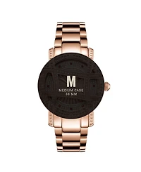Jbw 10 Yr Anniversary Women's Olympia Diamond (1/5 ct.t.w.) 18K Rose Gold Plated Watch