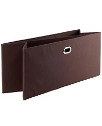 Winsome Torino 3-Pc Set Folding Fabric Baskets Chocolate