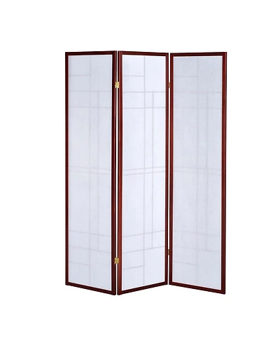 Rye 3-Panel Folding Floor Screen