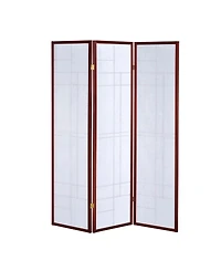 Rye 3-Panel Folding Floor Screen