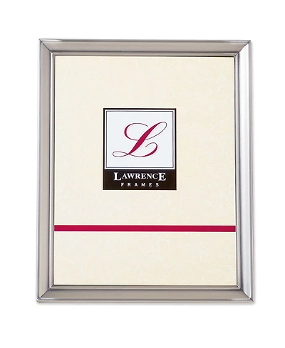Lawrence Frames Brushed Pewter Metal Picture Frame - 8" x 10"
