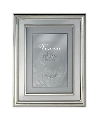 Lawrence Frames Silver Plated Metal Picture Frame - Brushed Silver Inner Panel - 8" x 10"