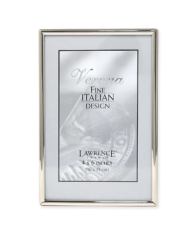 Lawrence Frames Simply Silver Metal Picture Frame - 4" x 6"