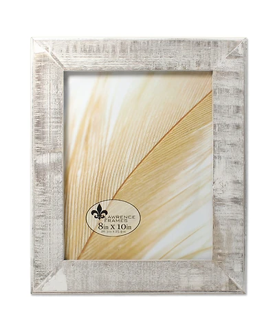 Lawrence Frames Distressed Gray Wood with White Wash Picture Frame - 8" x 10"
