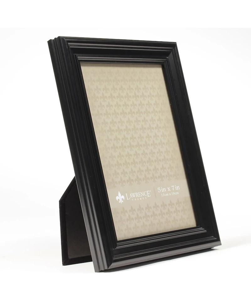 Lawrence Frames Classic Detailed Black Picture Frame - 5" x 7"