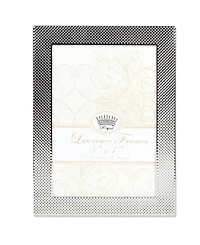 Lawrence Frames Fawn Pin Dot Pattern Silver Metal Picture Frame - 5" x 7"