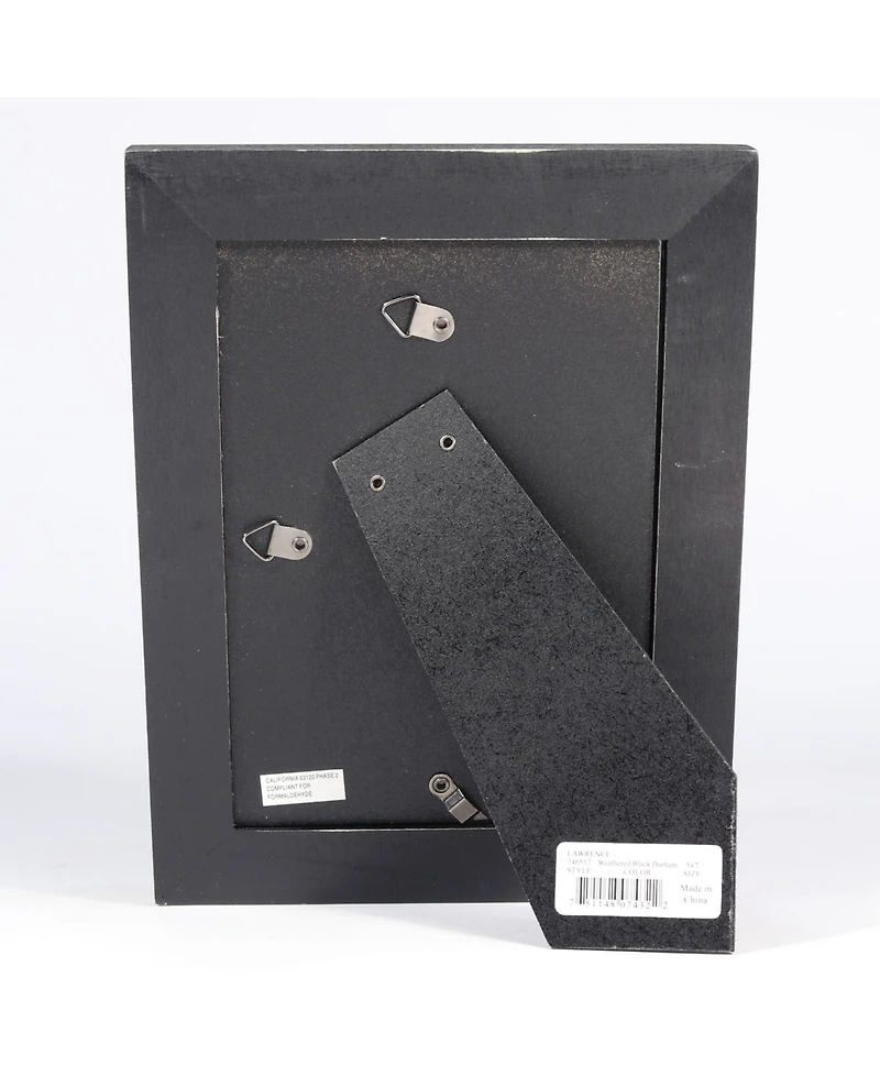 Lawrence Frames Durham Weathered Black Wood Picture Frame