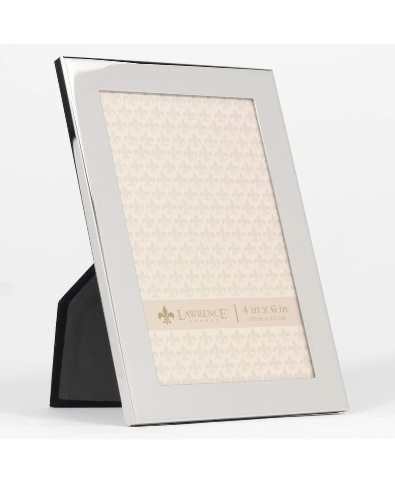Lawrence Frames Flat Silver Metal Picture Frame
