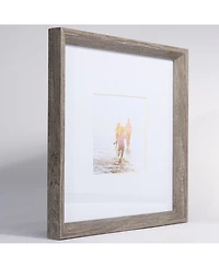 Lawrence Frames Wide Border Matted Frame - Gallery Gray 10x10 - 5" x 5"