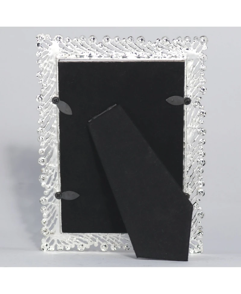 Lawrence Frames Jasmond Silver Metal Frame with Crystal Spray