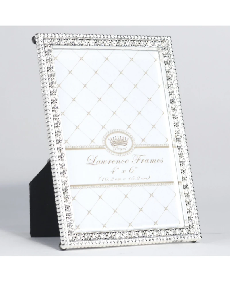 Lawrence Frames Sarah Silver Metal Frame with Crystal