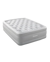 Beautyrest 18" Queen Sky Rise Raised Adjustable Comfort Coil Top Airbed with Express Pump