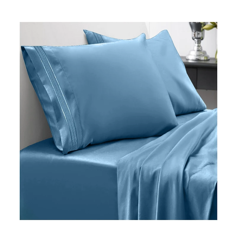 Sweet Home Collection Microfiber 4-Pc. Sheet Set