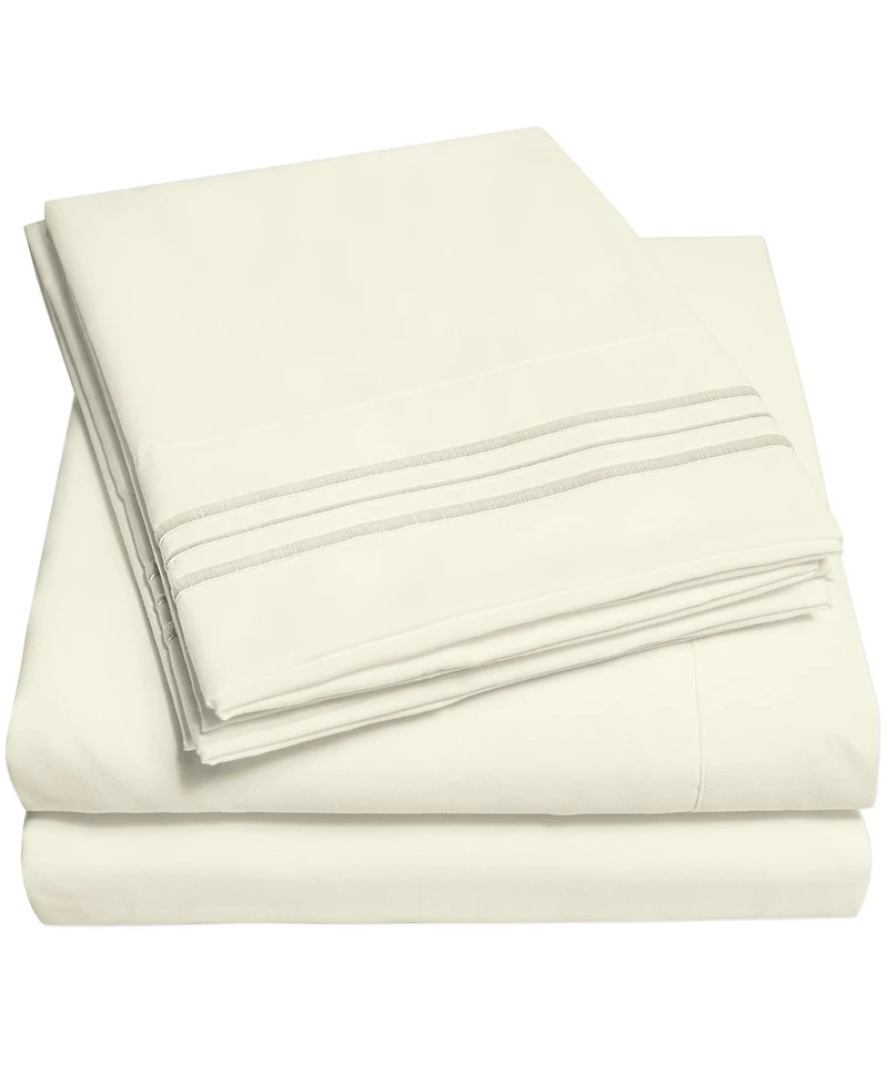 Sweet Home Collection Microfiber 4-Pc. Sheet Set