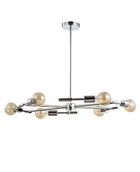 Jonathan Y Turing 17.75" Adjustable Height Led Pendant