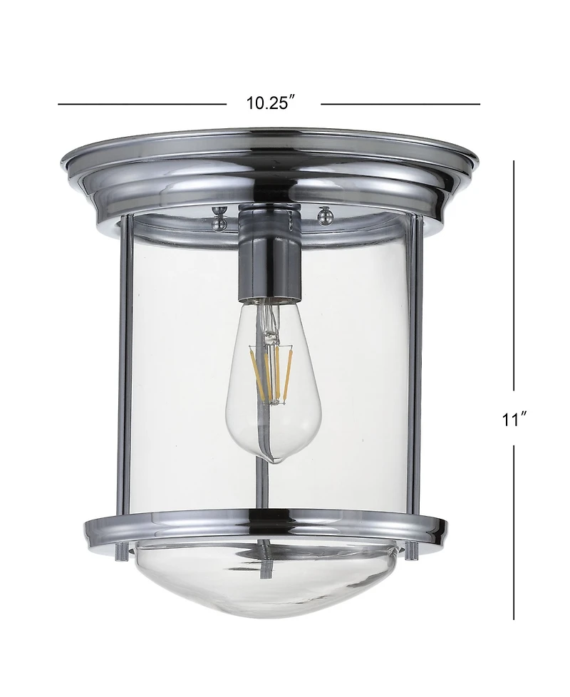 Jonathan Y Savannah 10.25" Led Flush Mount
