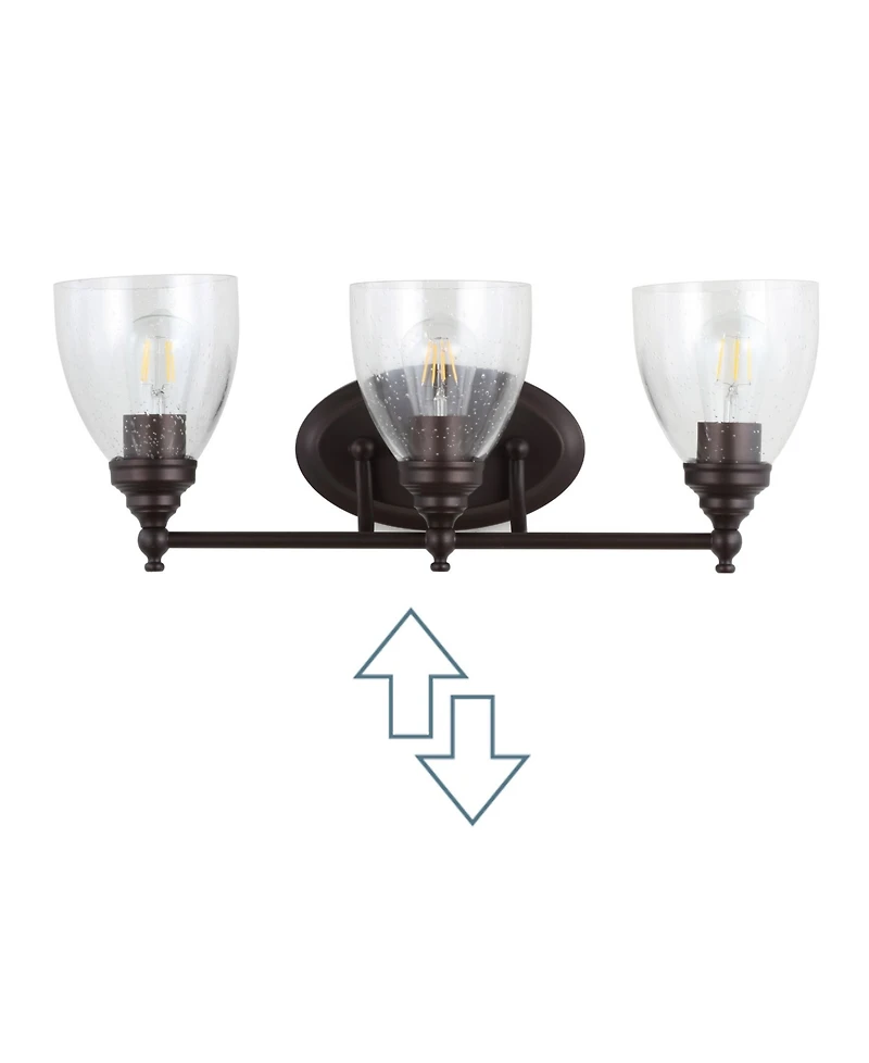 Jonathan Y Marais 22.5" 3-Light Led Wall Sconce
