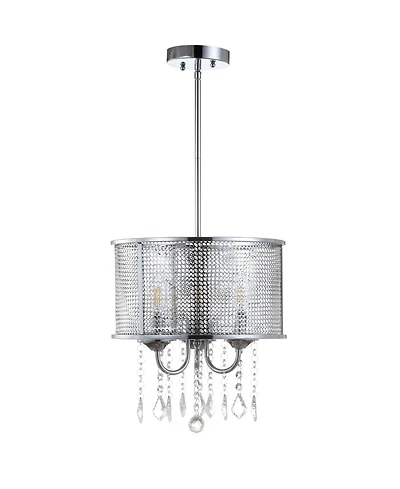 Jonathan Y Avah 13" Adjustable Led Drop Pendant