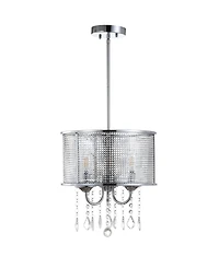 Jonathan Y Avah 13" Adjustable Led Drop Pendant