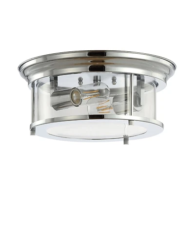 Jonathan Y Lauren 13.25" Led Flush Mount