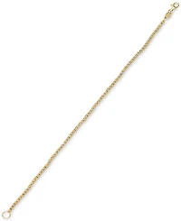 Italian Gold Beaded Bracelet in 14k Gold