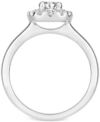 Diamond Oval Halo Engagement Ring (1 ct. t.w.) in 14k White, Yellow or Rose Gold